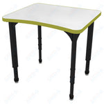 Marco Apex Series Curve Preschool Collaborative Desk w/ Dry Erase HPL Top 24