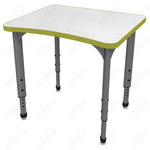 Marco Apex Series Curve Preschool Collaborative Desk w/ Dry Erase HPL Top 24
