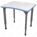 Marco Apex Series Curve Preschool Collaborative Desk w/ Dry Erase HPL Top 24
