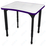 Marco Apex Series Curve Preschool Collaborative Desk w/ Dry Erase HPL Top 24