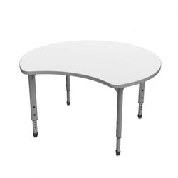Marco Apex Series 48" Scoop School Activity Table w/ Dry Erase Top Adj Height 21"-30" (38-2296-DA)