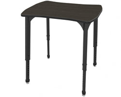 Marco Apex Series Contour Preschool Collaborative Desk 24" x 28" Adjustable Height 17"-24" (38-2310-MB)
