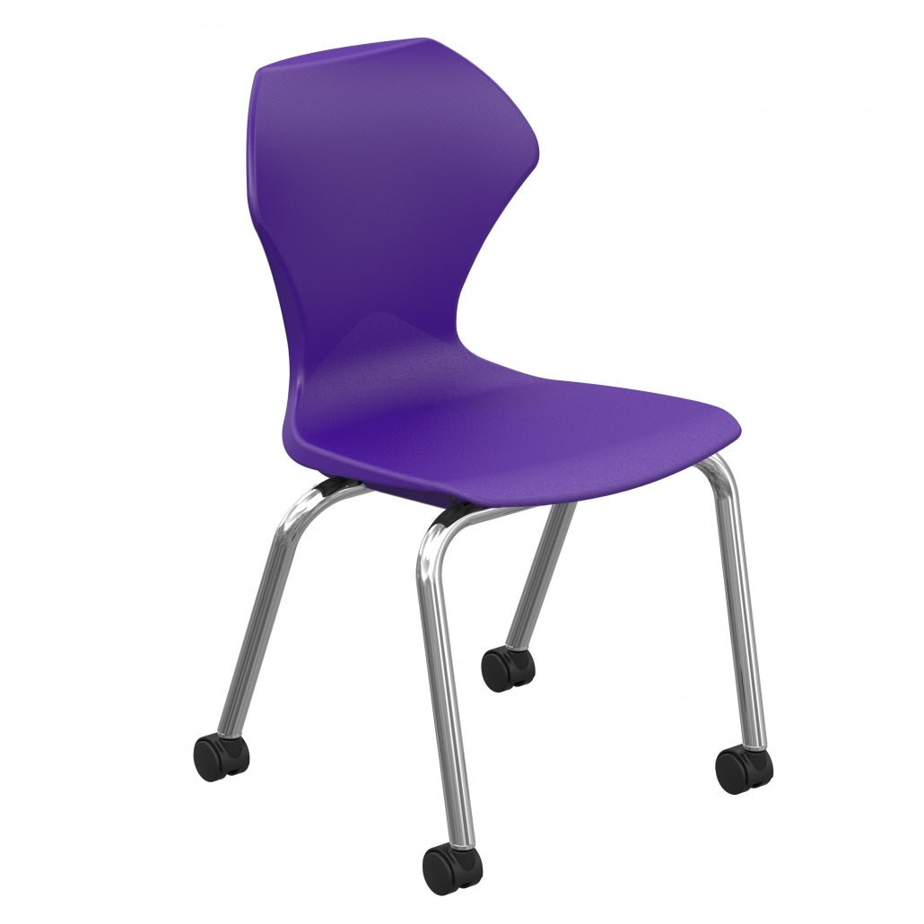 Marco Apex Series Caster Chair 16" Seat Height Chrome Frame (38102 - 16CR) - SchoolOutlet
