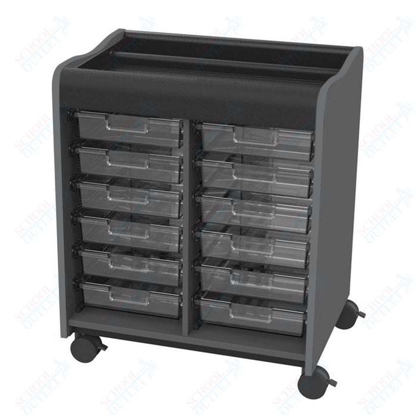Marco Horizon Makerspace Mobile Storage Cart w/ 12 Trays (39 - 11002 - X) - SchoolOutlet