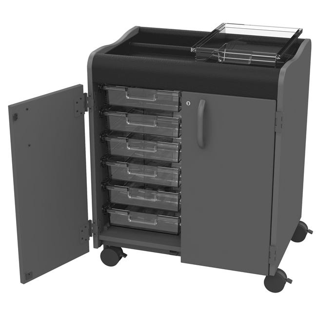 Marco Horizon Makerspace Mobile Storage Cart w/ 12 Trays (39 - 11002 - X) - SchoolOutlet