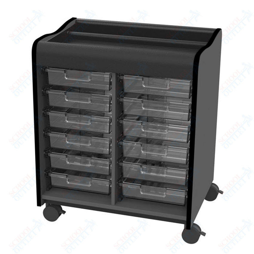 Marco Horizon Makerspace Mobile Storage Cart w/ 12 Trays (39 - 11002 - X) - SchoolOutlet