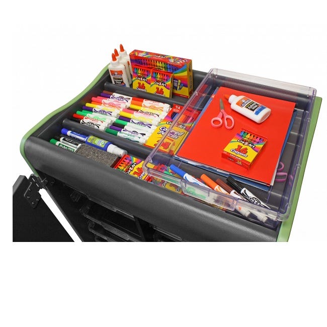 Marco Horizon Makerspace Mobile Storage Cart w/ 12 Trays (39 - 11002 - X) - SchoolOutlet