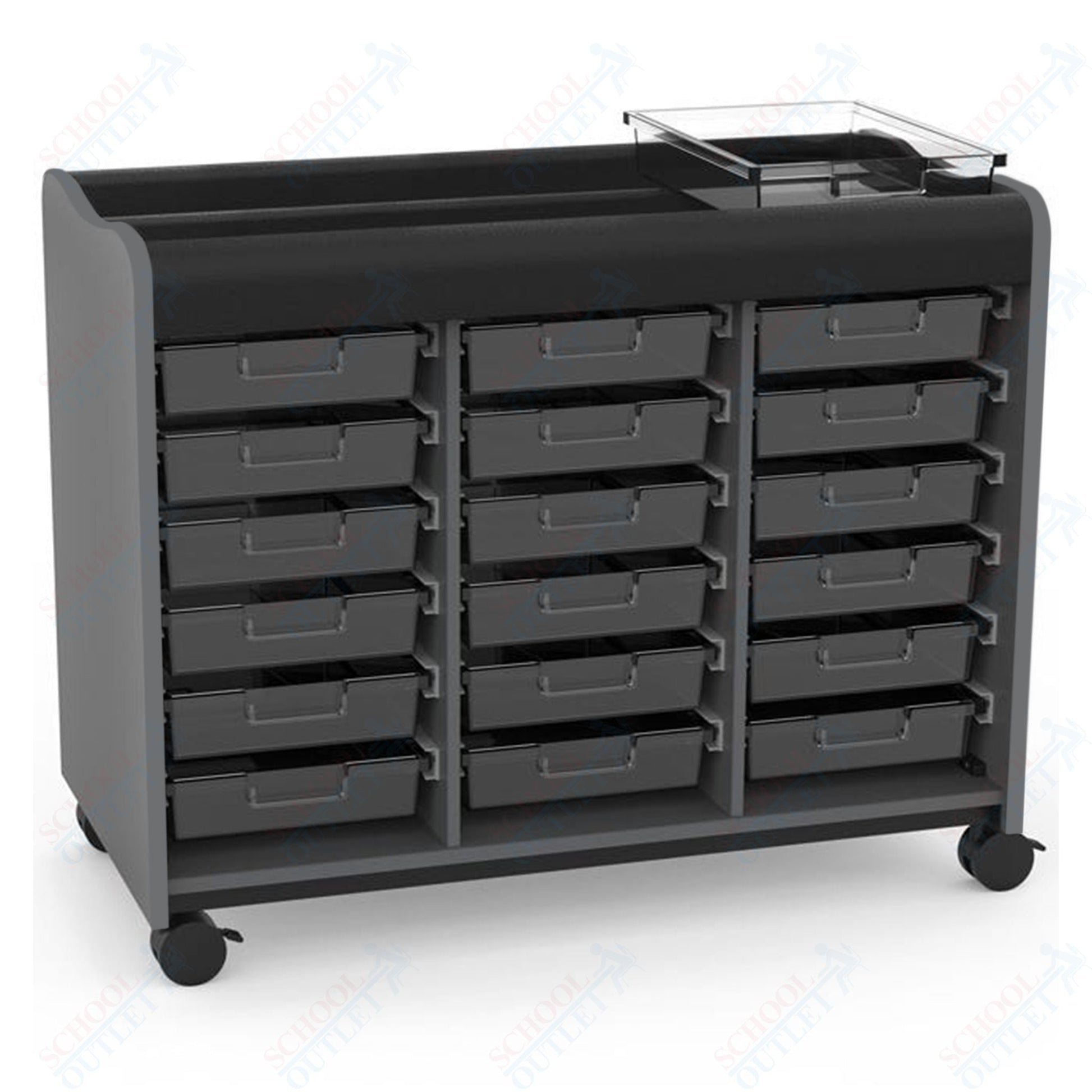 Marco Horizon Makerspace Mobile Storage Cart w/ 18 Trays (39 - 11003 - X) - SchoolOutlet
