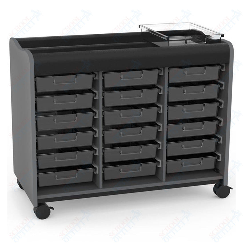 Marco Horizon Makerspace Mobile Storage Cart w/ 18 Trays (39 - 11003 - X) - SchoolOutlet