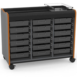 Marco Horizon Makerspace Mobile Storage Cart w/ 18 Trays (39-11003-X)