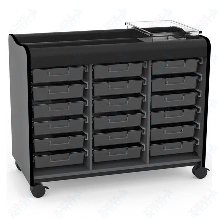 Marco Horizon Makerspace Mobile Storage Cart w/ 18 Trays (39 - 11003 - X) - SchoolOutlet