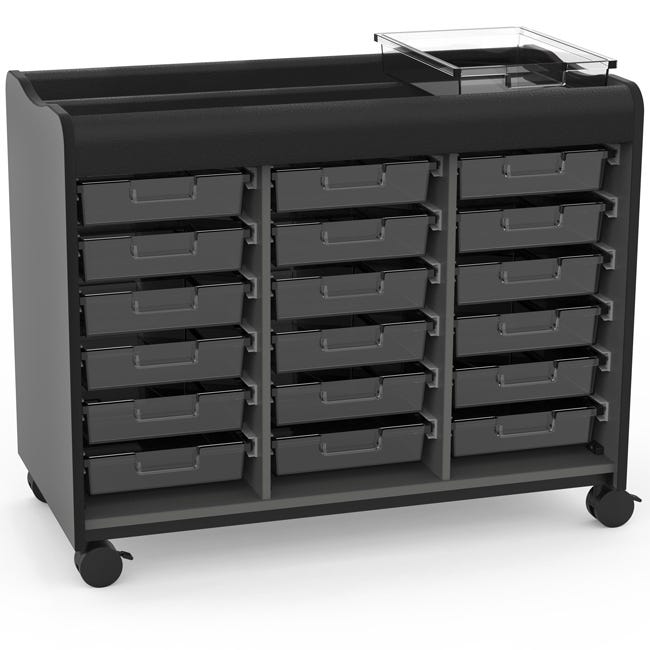 Marco Horizon Makerspace Mobile Storage Cart w/ 18 Trays (39 - 11003 - X) - SchoolOutlet