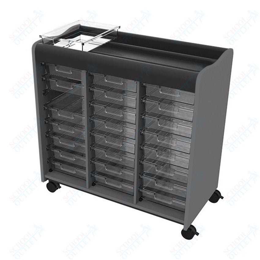 Marco Horizon Makerspace Mobile Storage Cart w/ 24 Trays (39 - 11004 - X) - SchoolOutlet