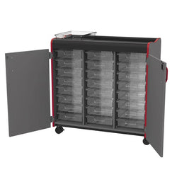 Marco Horizon Makerspace Mobile Storage Cart w/ 24 Trays (39-11004-X)
