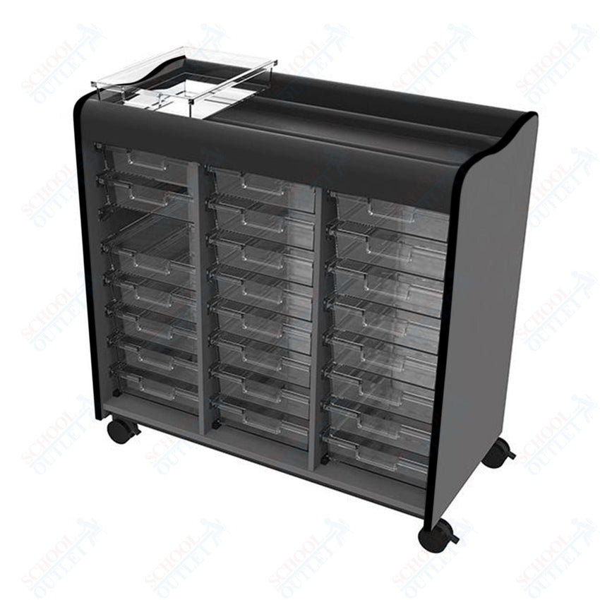 Marco Horizon Makerspace Mobile Storage Cart w/ 24 Trays (39 - 11004 - X) - SchoolOutlet