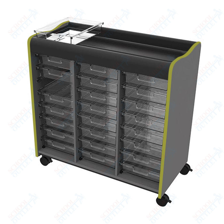 Marco Horizon Makerspace Mobile Storage Cart w/ 24 Trays (39 - 11004 - X) - SchoolOutlet