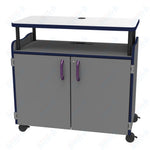 Marco Horizon Teacher's Mobile Workstation w/ 9 Tote Trays (39 - 11005 - 4) - SchoolOutlet