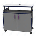 Marco Horizon Teacher's Mobile Workstation w/ 9 Tote Trays (39 - 11005 - 4) - SchoolOutlet