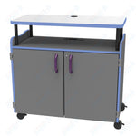 Marco Horizon Teacher's Mobile Workstation w/ 9 Tote Trays (39 - 11005 - 4) - SchoolOutlet