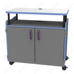 Marco Horizon Teacher's Mobile Workstation w/ 9 Tote Trays (39 - 11005 - 4) - SchoolOutlet