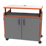 Marco Horizon Teacher's Mobile Workstation w/ 9 Tote Trays (39 - 11005 - 4) - SchoolOutlet