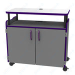 Marco Horizon Teacher's Mobile Workstation w/ 9 Tote Trays (39 - 11005 - 4) - SchoolOutlet