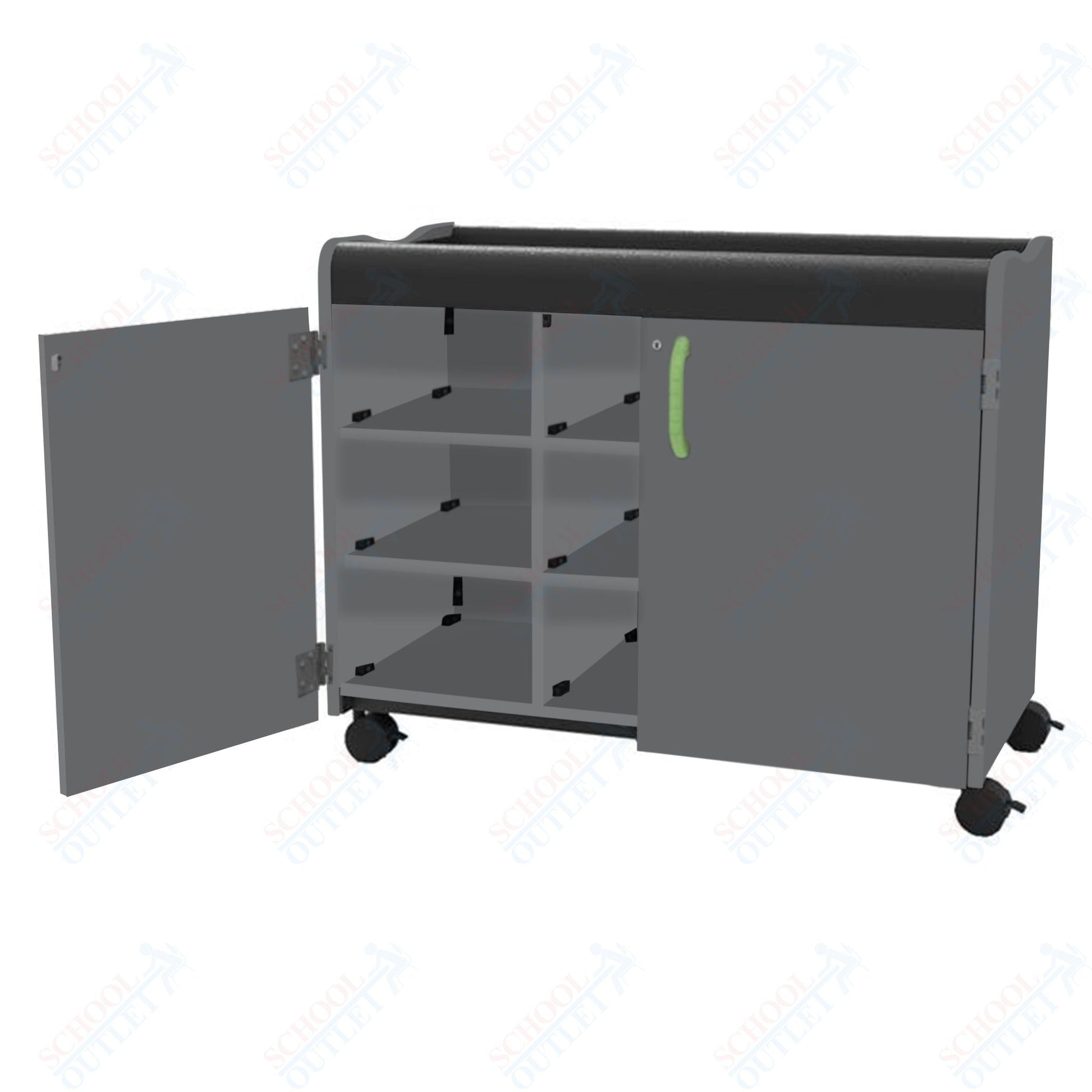Marco Horizon Series Mobile Cubbie Storage Cabinet (39 - 11007 - X) - SchoolOutlet