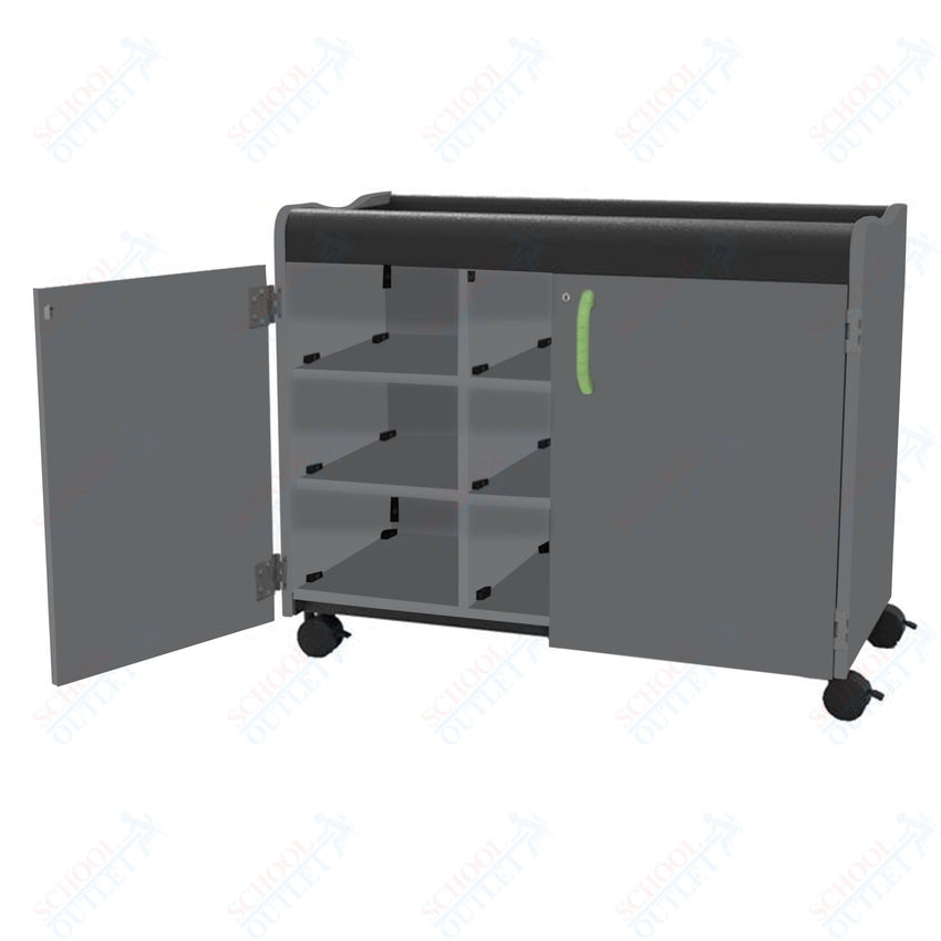 Marco Horizon Series Mobile Cubbie Storage Cabinet (39 - 11007 - X) - SchoolOutlet