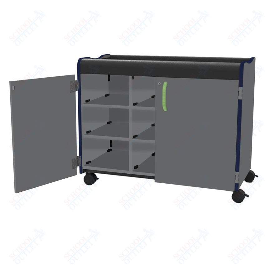 Marco Horizon Series Mobile Cubbie Storage Cabinet (39 - 11007 - X) - SchoolOutlet