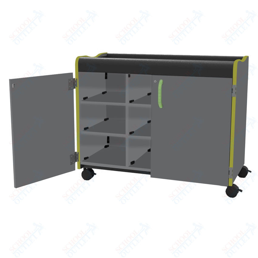 Marco Horizon Series Mobile Cubbie Storage Cabinet (39 - 11007 - X) - SchoolOutlet