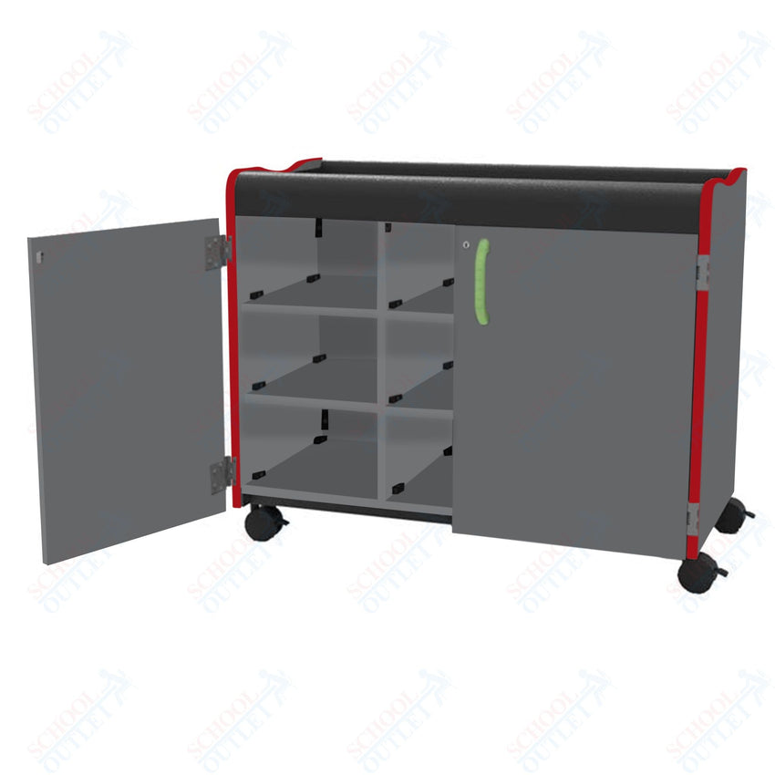Marco Horizon Series Mobile Cubbie Storage Cabinet (39 - 11007 - X) - SchoolOutlet
