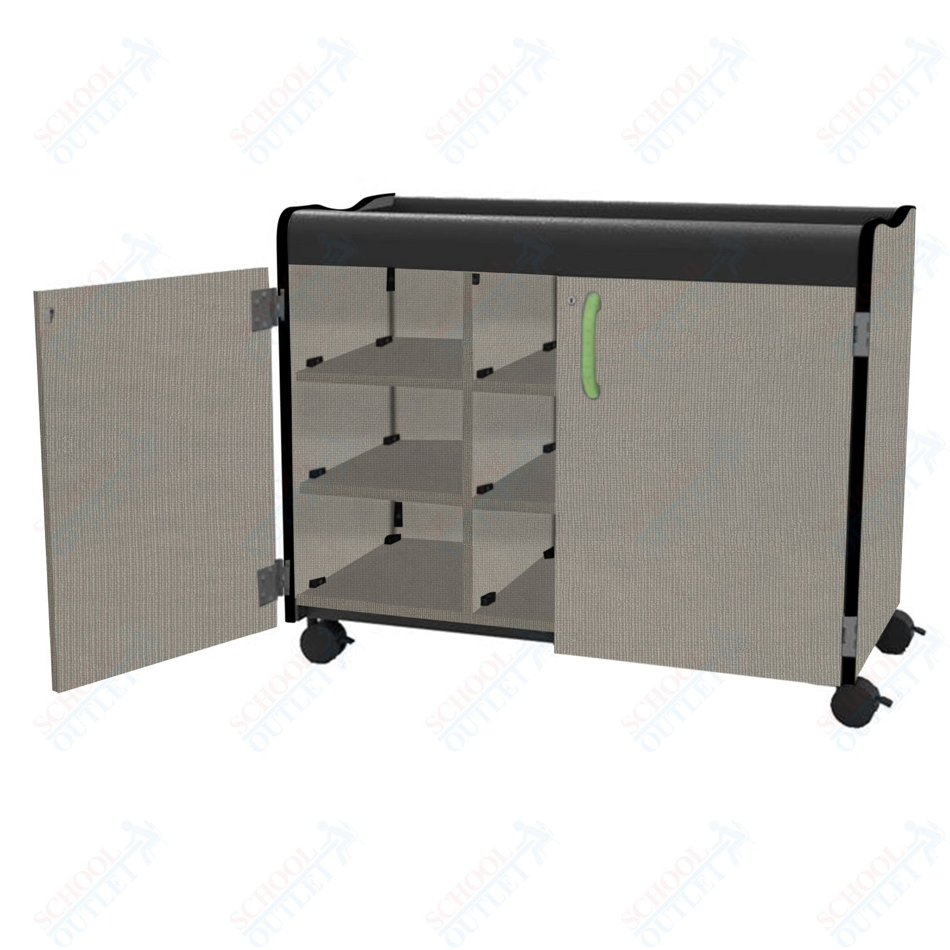 Marco Horizon Series Mobile Cubbie Storage Cabinet (39 - 11007 - X) - SchoolOutlet