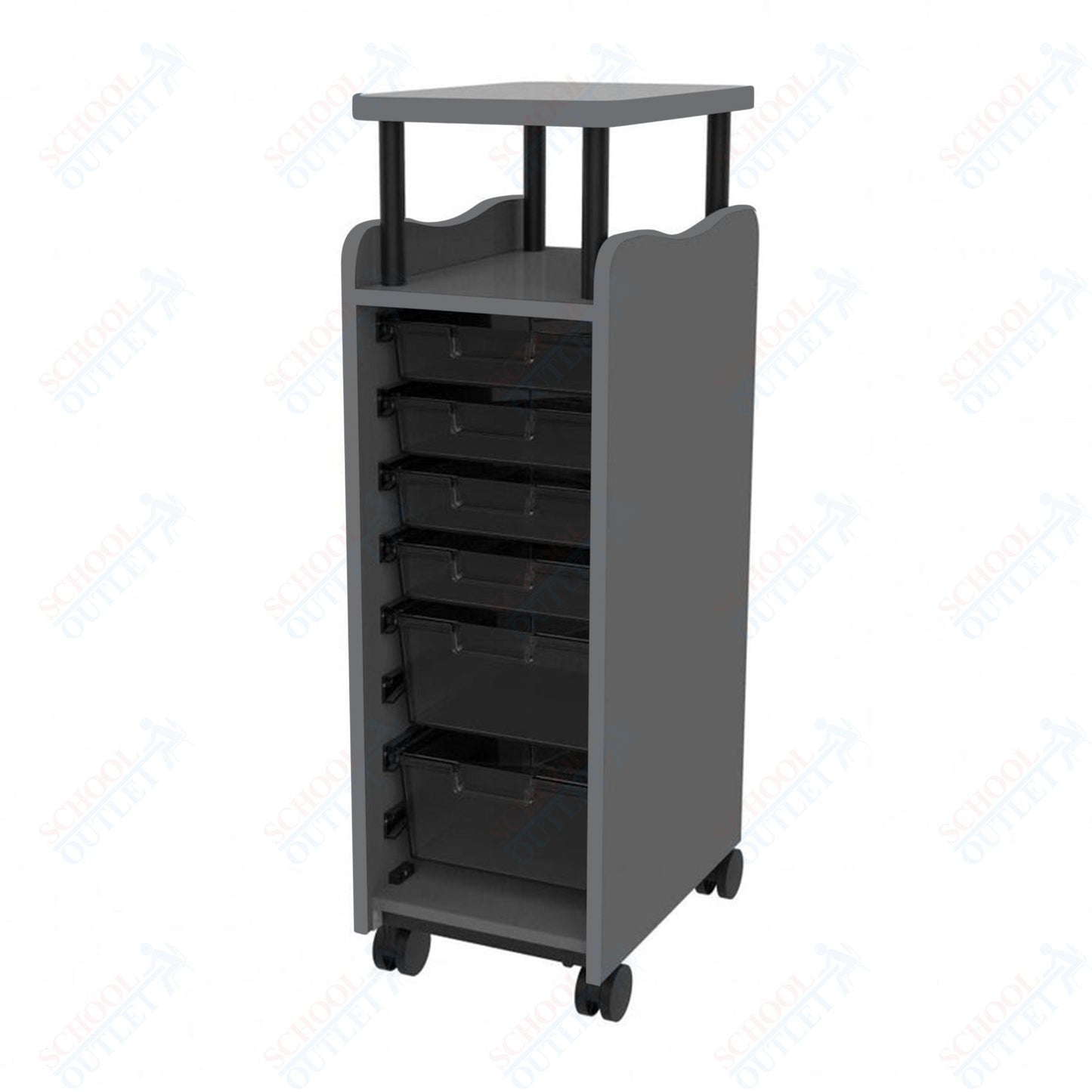 Marco Horizon Series Teacher Lectern Cart (39 - 11008 - X) - SchoolOutlet