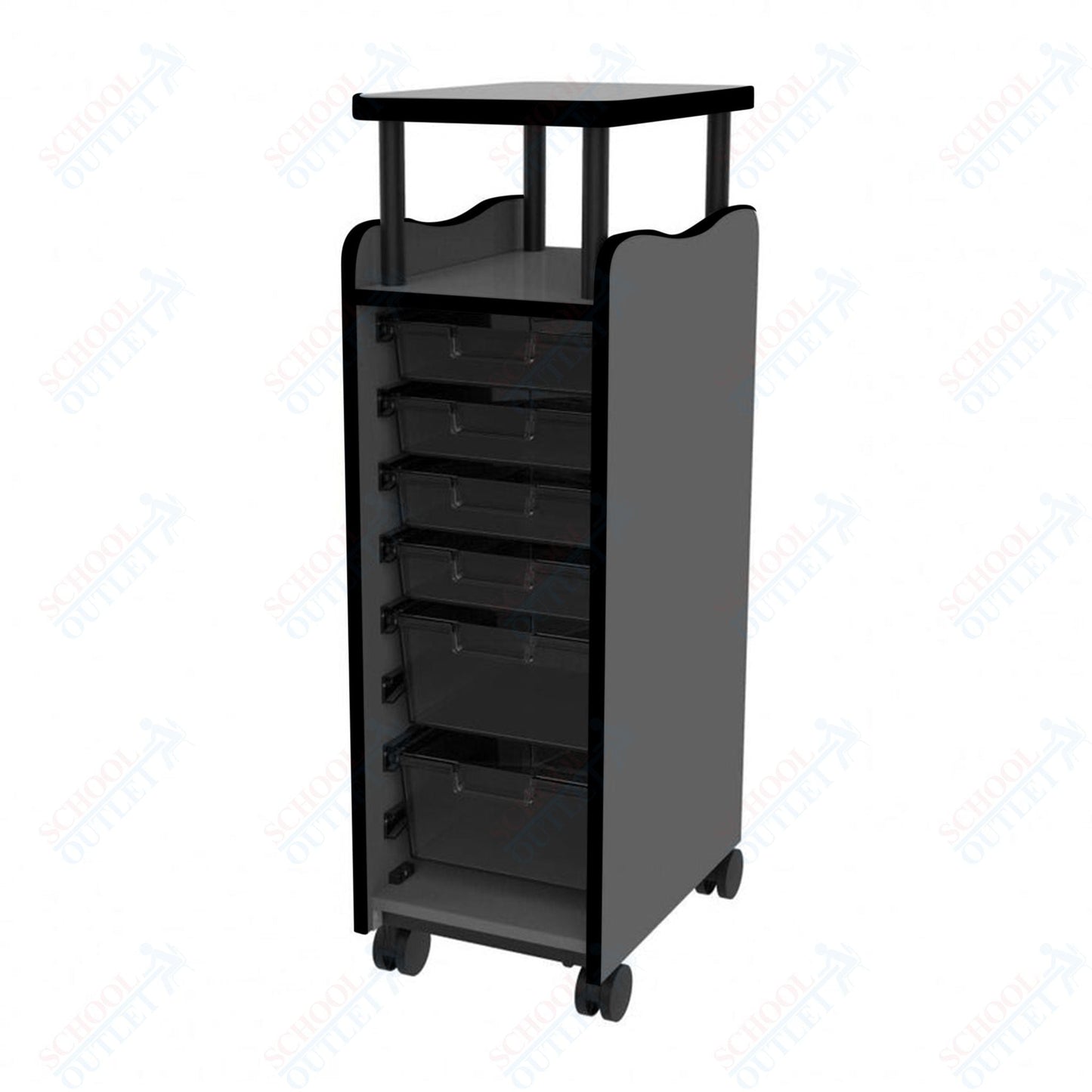Marco Horizon Series Teacher Lectern Cart (39 - 11008 - X) - SchoolOutlet