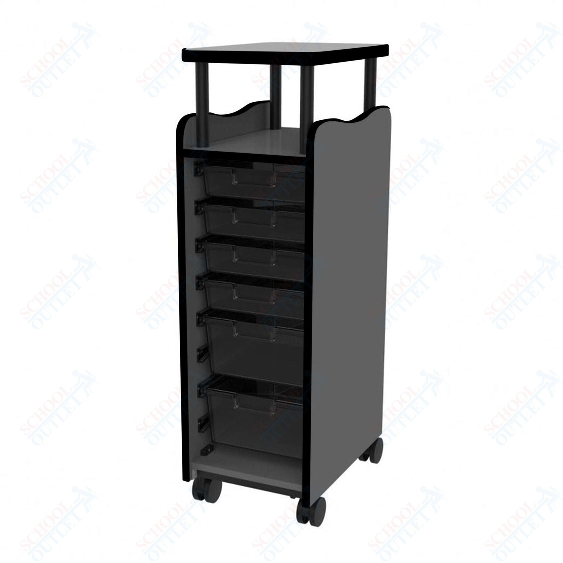 Marco Horizon Series Teacher Lectern Cart (39 - 11008 - X) - SchoolOutlet