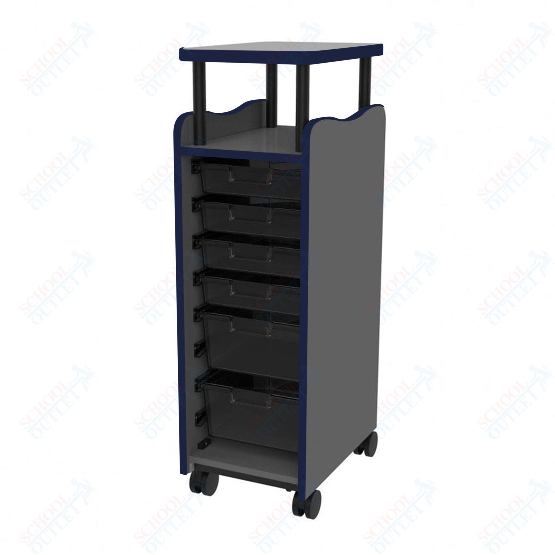 Marco Horizon Series Teacher Lectern Cart (39 - 11008 - X) - SchoolOutlet