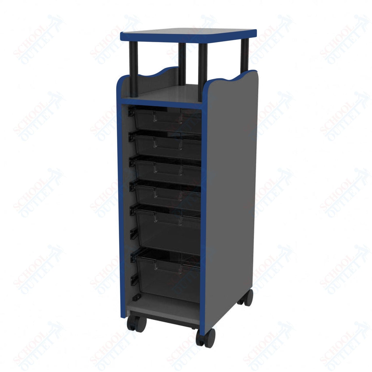 Marco Horizon Series Teacher Lectern Cart (39 - 11008 - X) - SchoolOutlet