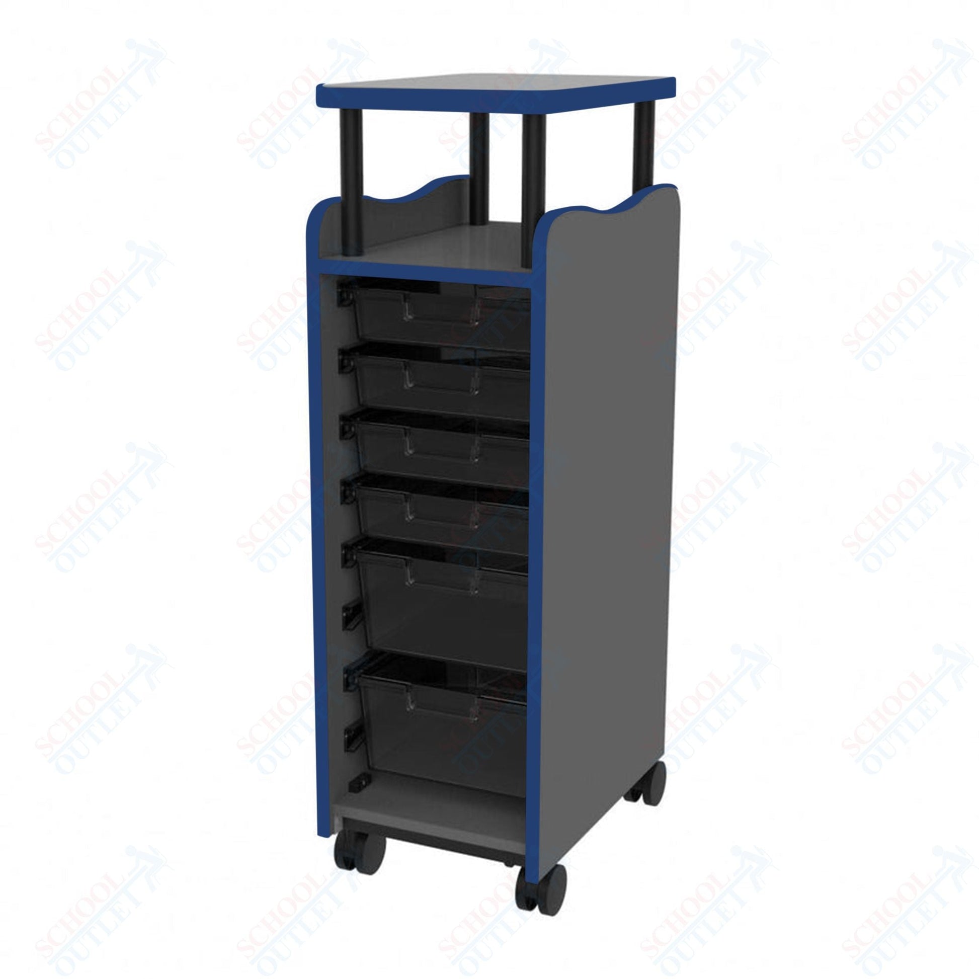 Marco Horizon Series Teacher Lectern Cart (39 - 11008 - X) - SchoolOutlet