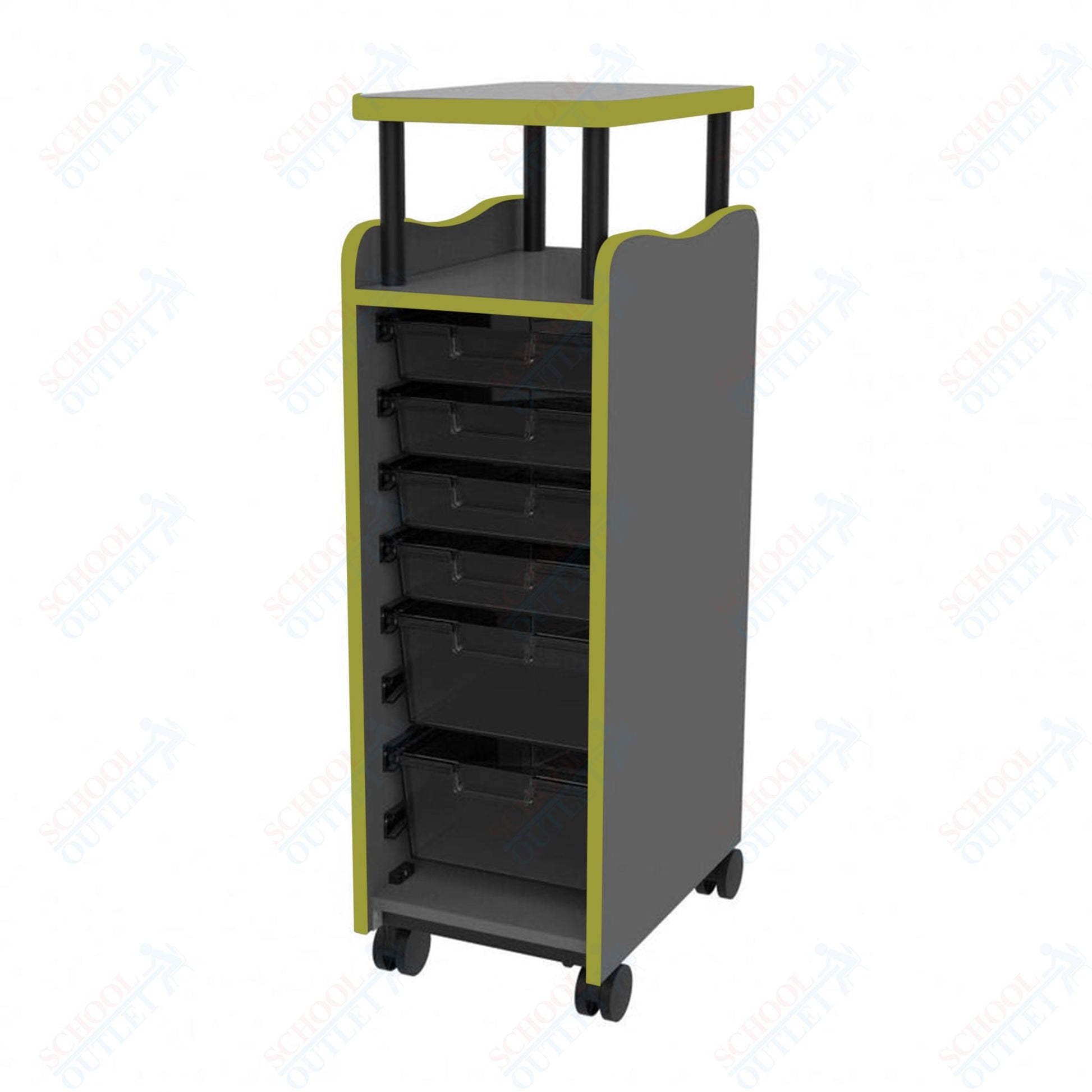 Marco Horizon Series Teacher Lectern Cart (39 - 11008 - X) - SchoolOutlet