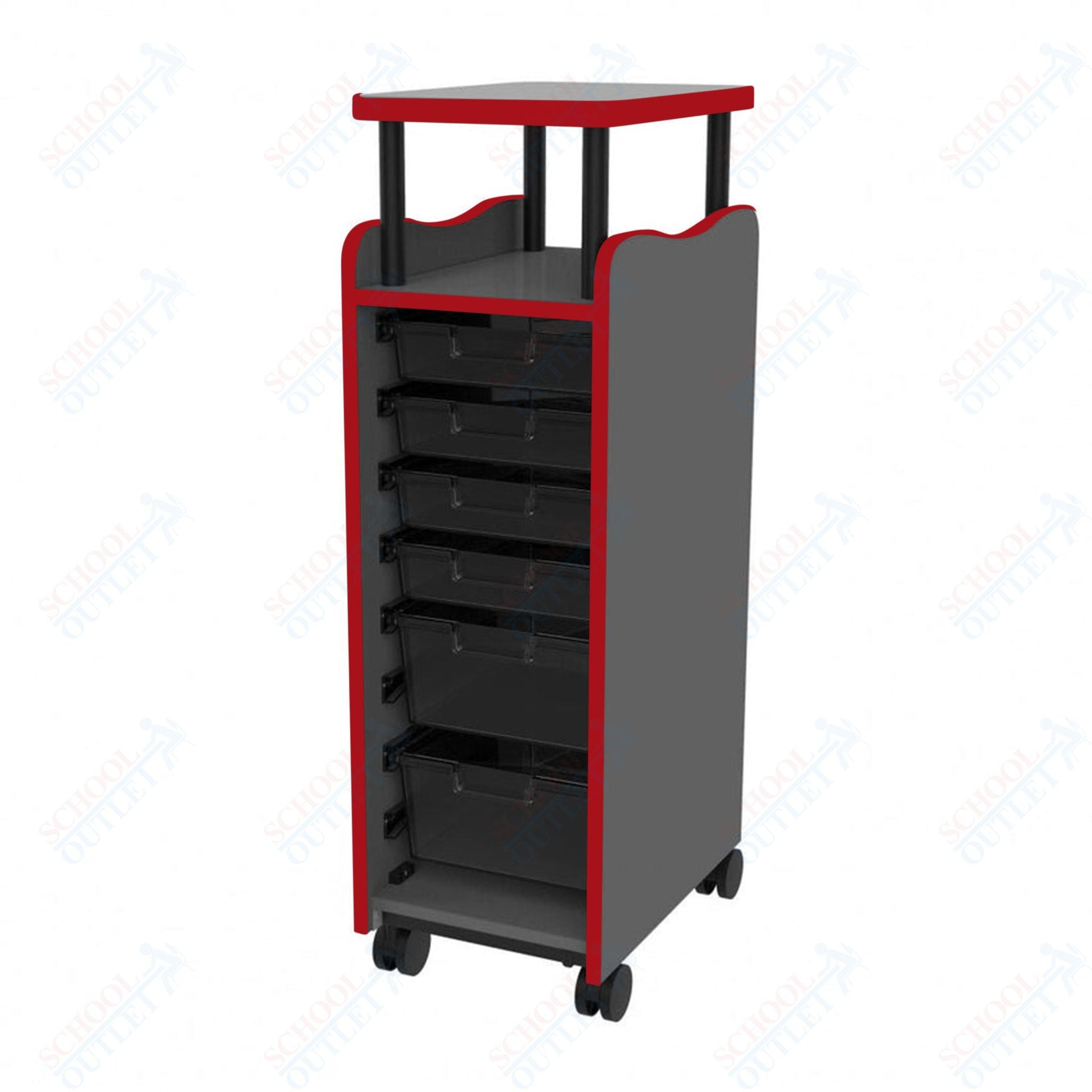 Marco Horizon Series Teacher Lectern Cart (39 - 11008 - X) - SchoolOutlet