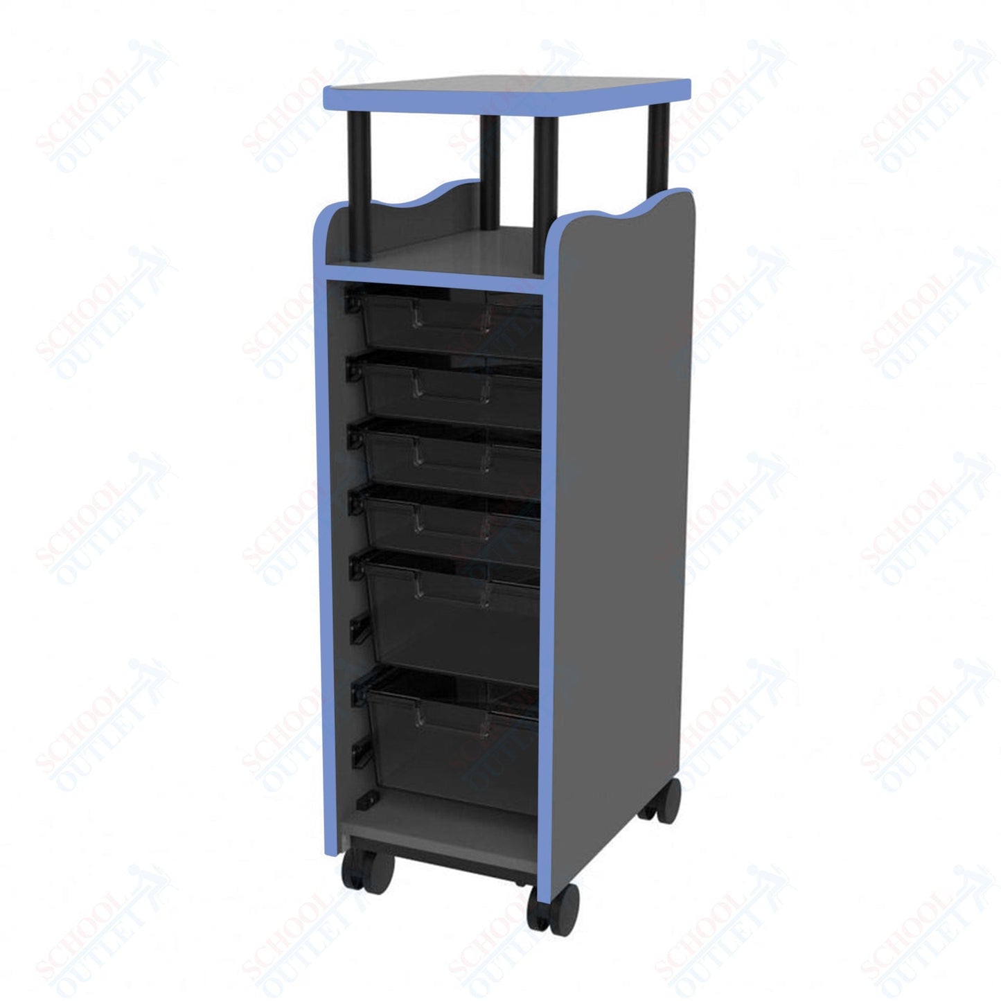 Marco Horizon Series Teacher Lectern Cart (39 - 11008 - X) - SchoolOutlet