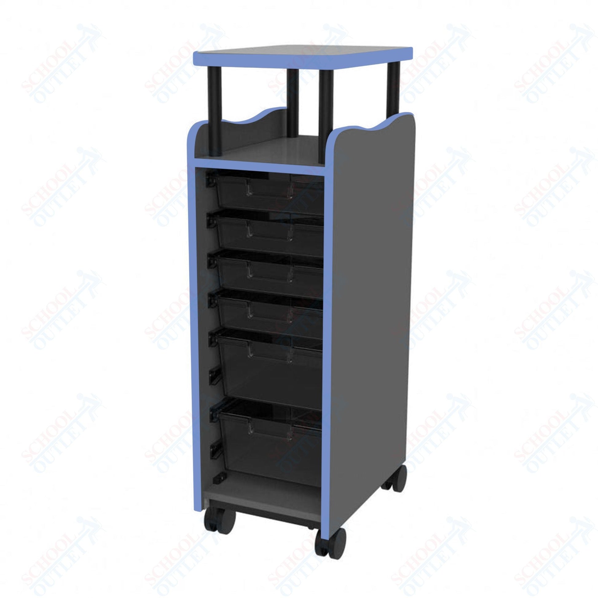 Marco Horizon Series Teacher Lectern Cart (39 - 11008 - X) - SchoolOutlet