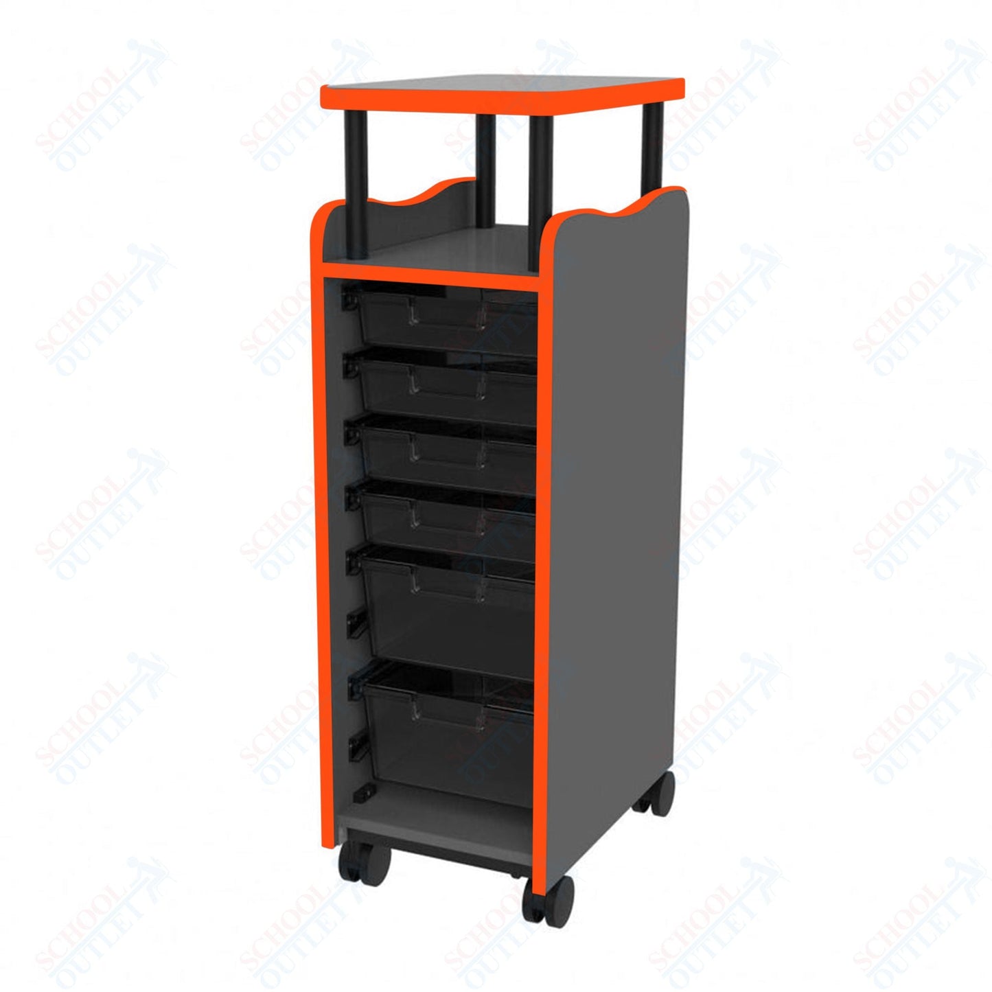 Marco Horizon Series Teacher Lectern Cart (39 - 11008 - X) - SchoolOutlet