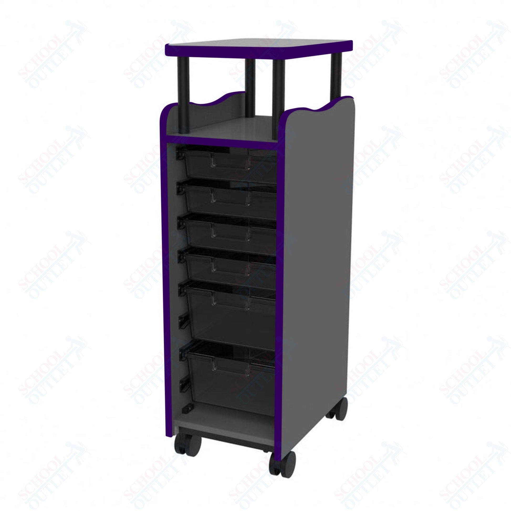 Marco Horizon Series Teacher Lectern Cart (39 - 11008 - X) - SchoolOutlet