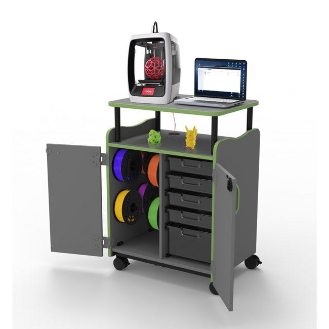 Marco Horizon Series Mobile 3D Printer Cart (39 - 11009 - X) - SchoolOutlet