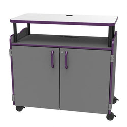 Marco Horizon Teacher's Mobile Workstation w/ Adjustable Shelves (39-11010-4)
