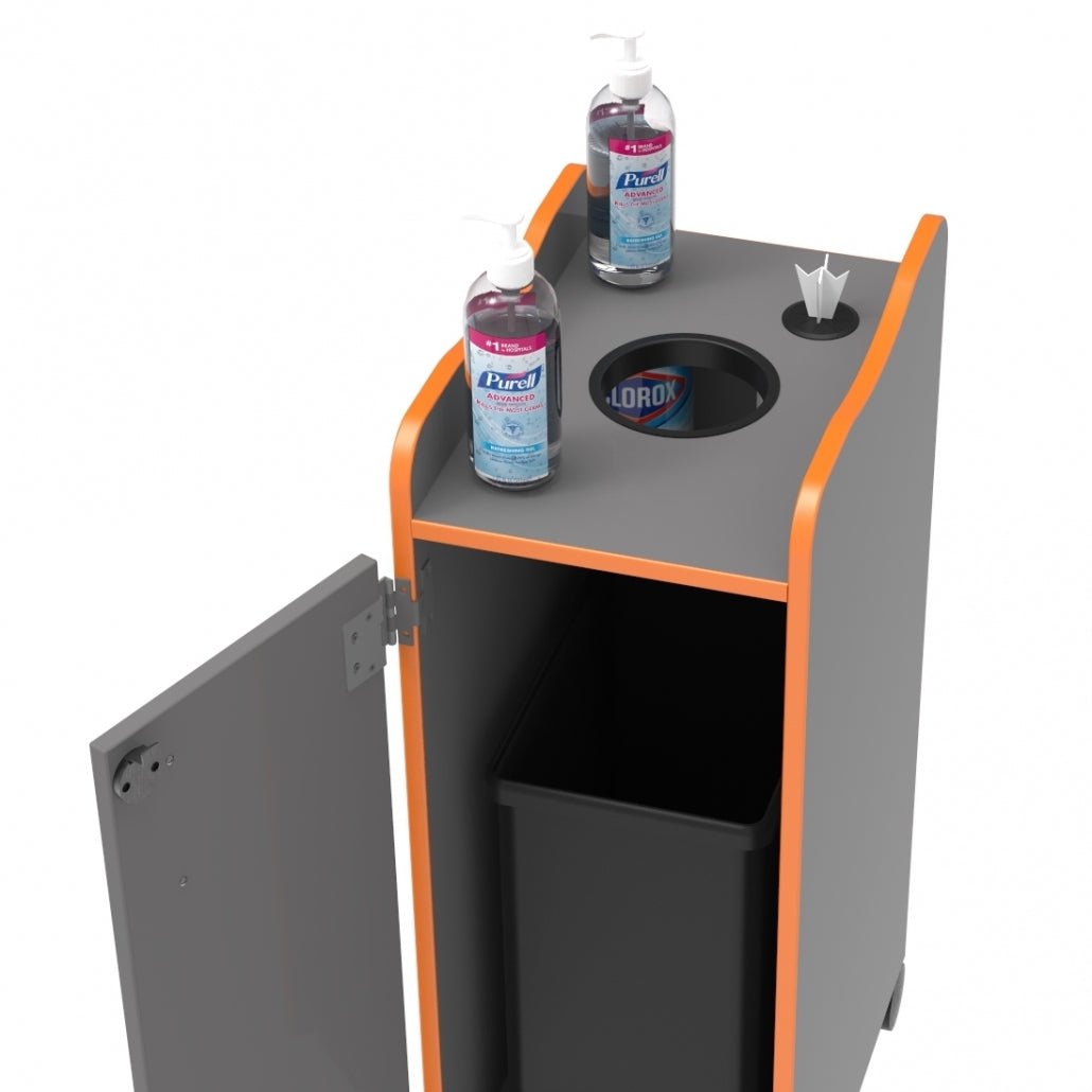 Marco Horizon Series Klean Kart with Shelf (39 - 11011 - 4) - SchoolOutlet