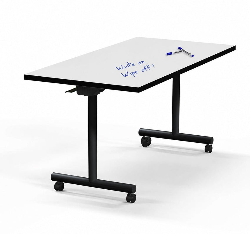 Marco Flip and Nest Training Table w/ Dry Erase Top 36"D x 72"W x 29"H Rectangle (42480429-D) - SchoolOutlet