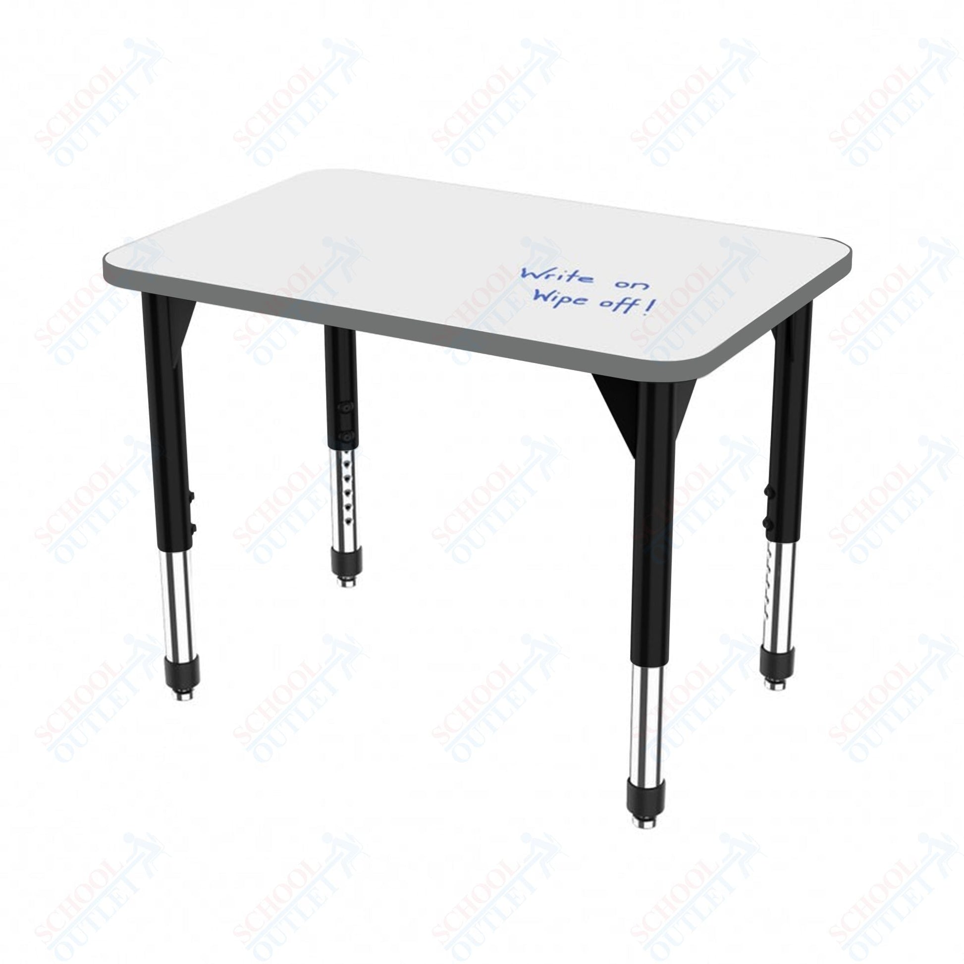 Marco Premier Series Rectangle Standing Desk w/ Dry Erase HPL Top 20" x 36" Adjustable Height 32" - 42" (43 - 2220 - DA) - SchoolOutlet