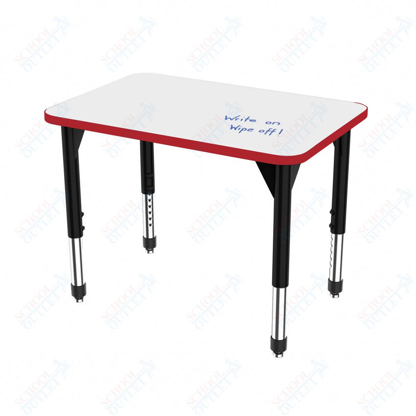 Marco Premier Series Rectangle Standing Desk w/ Dry Erase HPL Top 20" x 36" Adjustable Height 32" - 42" (43 - 2220 - DA) - SchoolOutlet